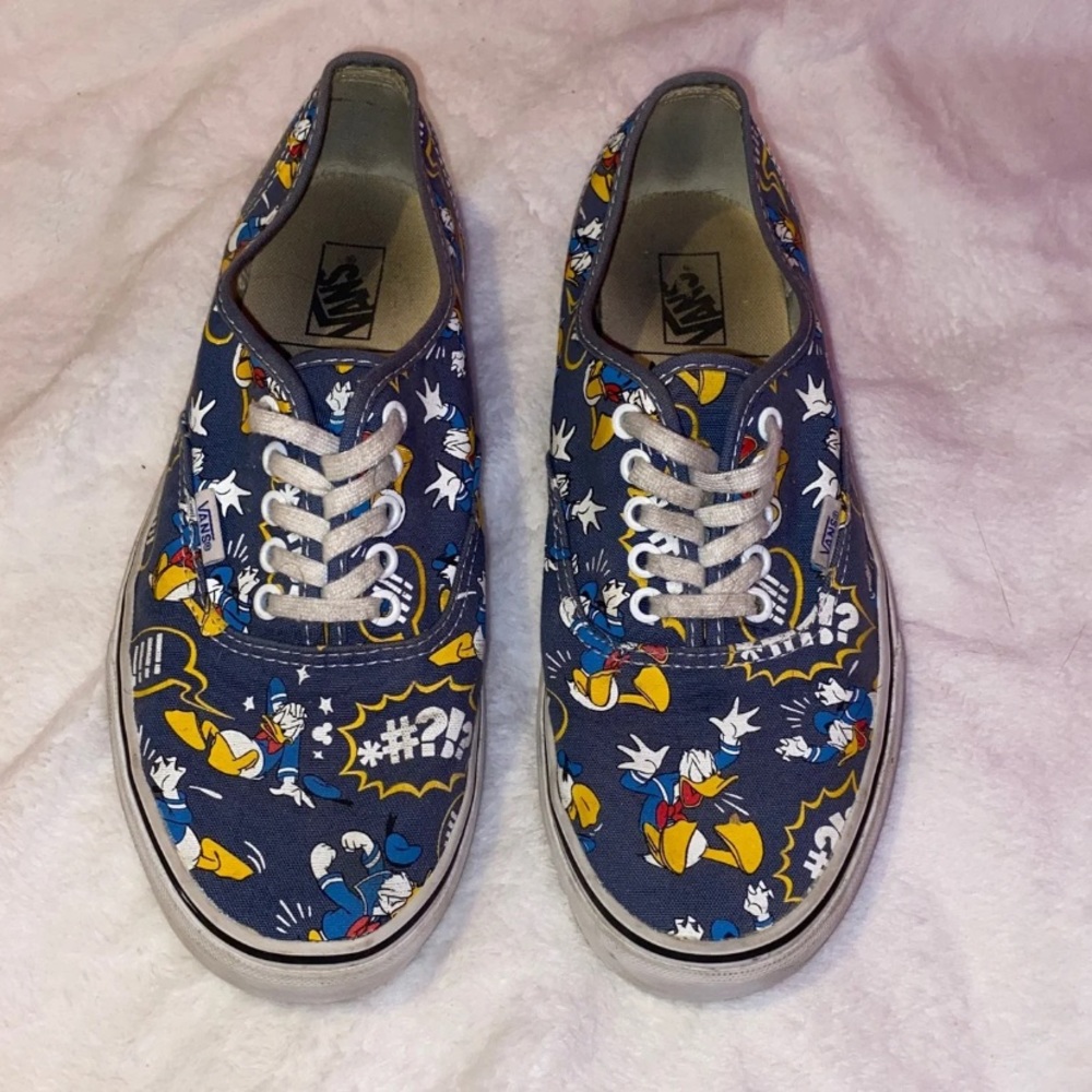 rare disney x vans donald duck authentics